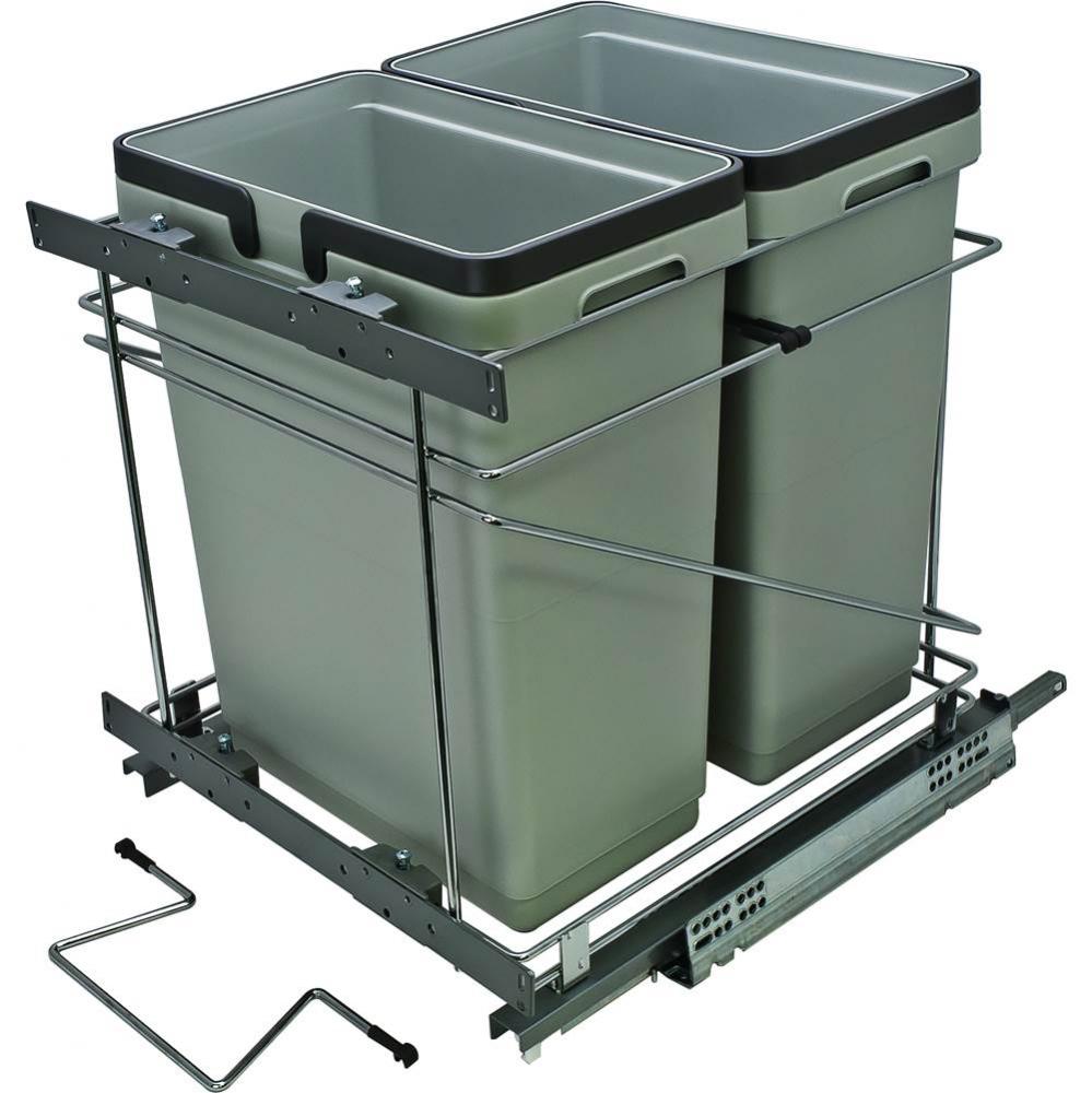 Qpam18228Cr 18''Dbl Pul Sil 498X457X495Mm