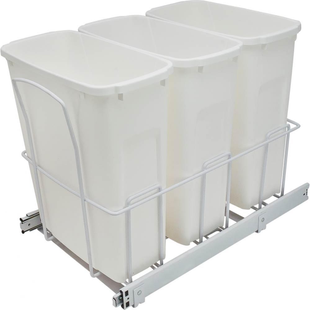 Kv Sbm15-3-20Wh Trash Can Trp Btm Mt Wh