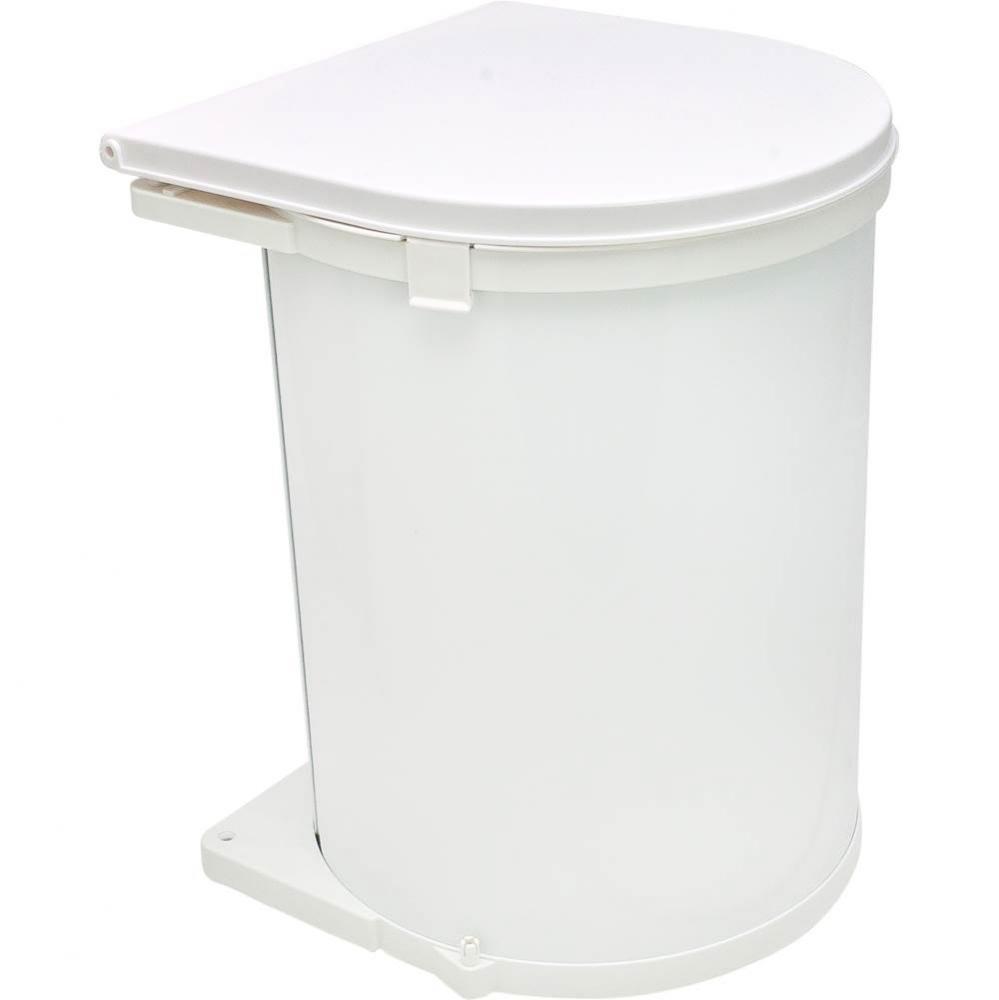 Kv Tm32-W Trash Can Side Mount St Wh