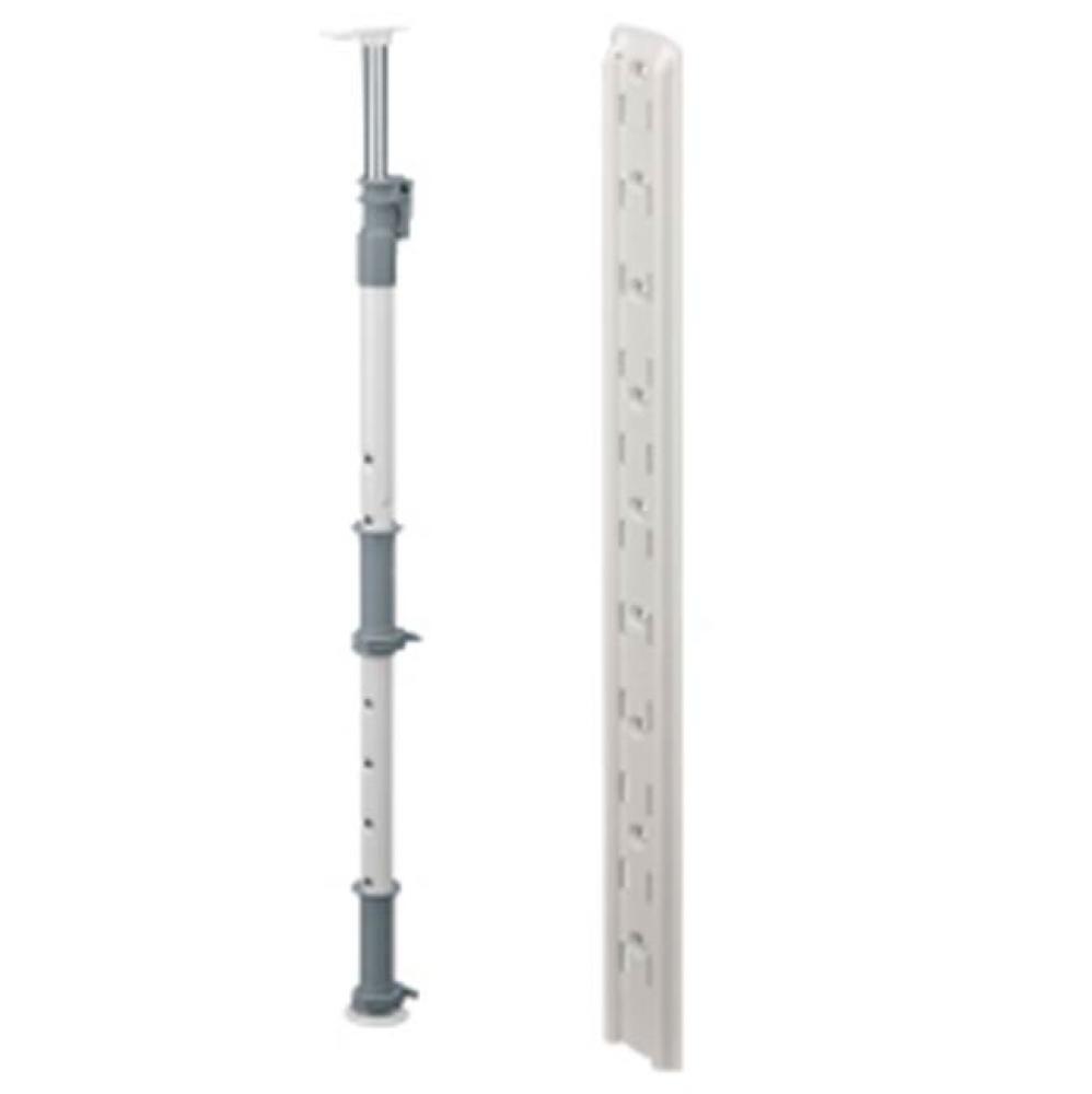 Lemans Ii Hibrd Pole Kit St Wh 1250Mm