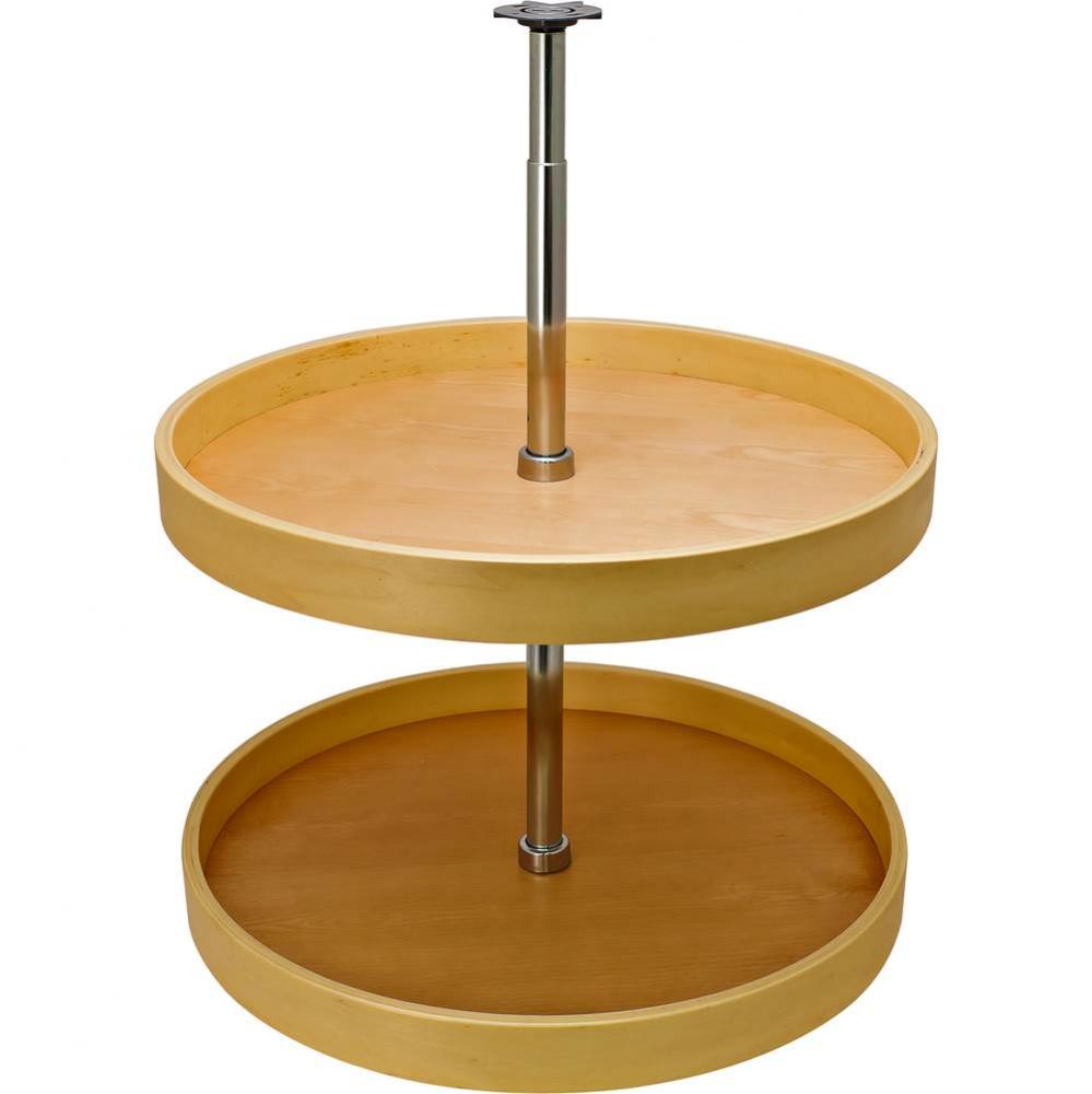 Rvol Round Tray Brch 20''Diax2''W/Ple Kit