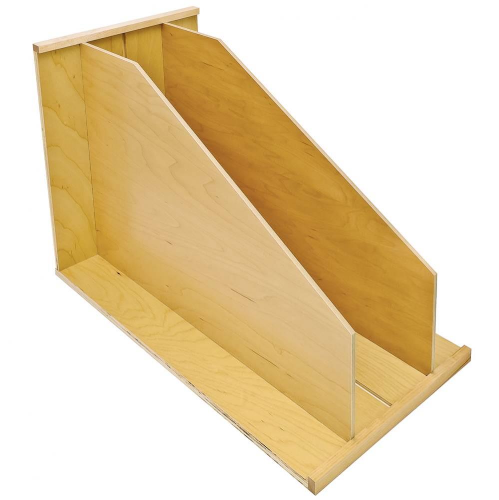 Vertical Tray Div Maple 22.25X16X11.75