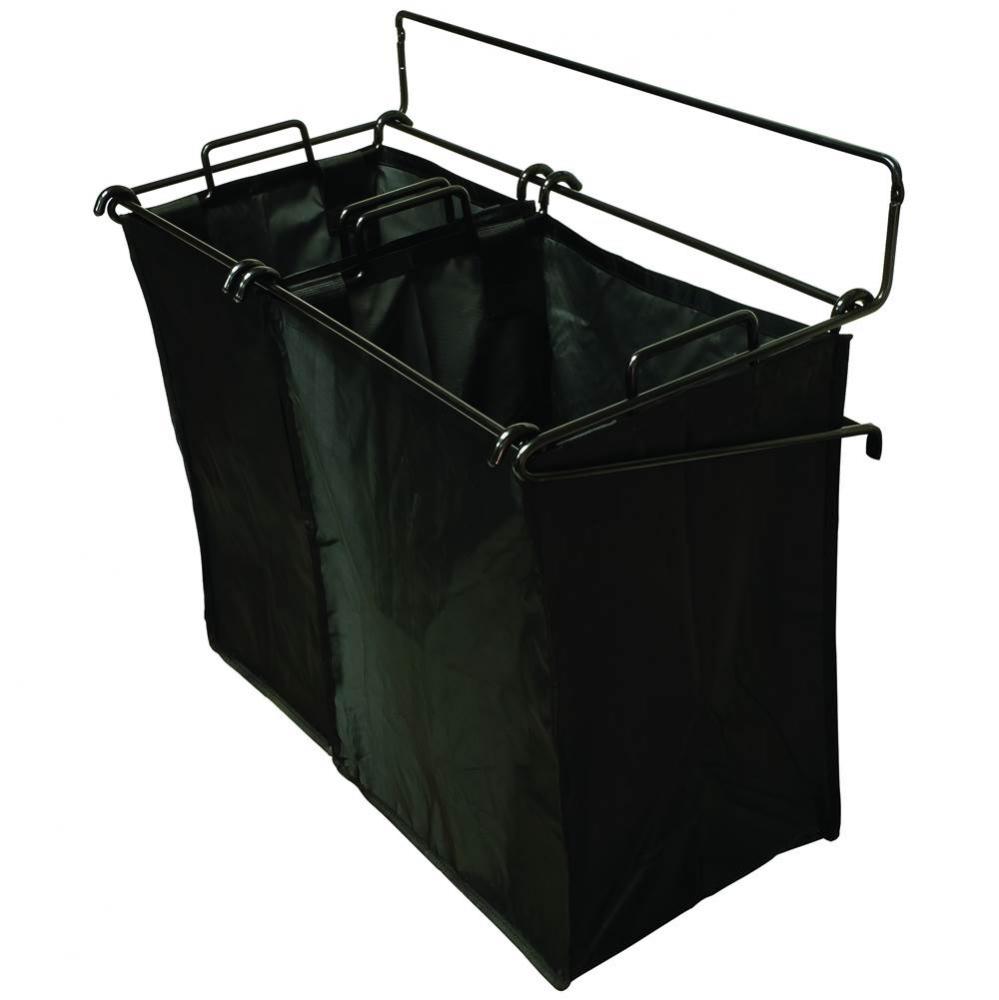 Tilt-Out Hamper Bl 28 1/8''W 2Ny Bags Bl