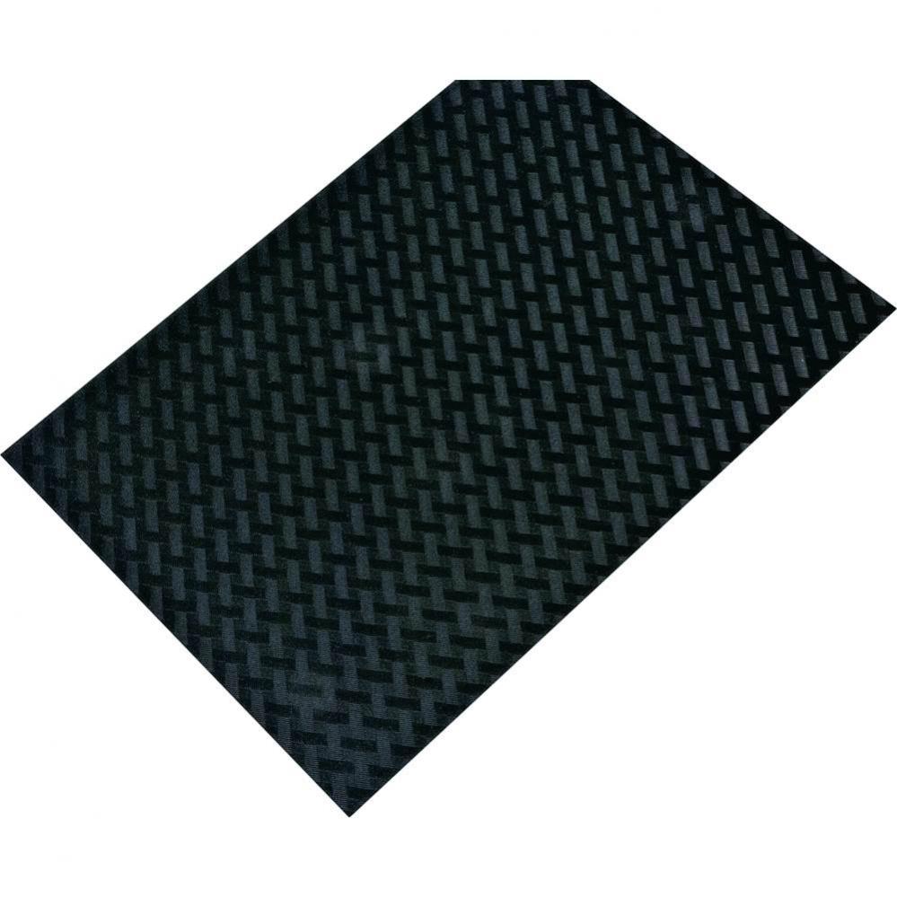 Mat Non-Slip Weave Black 600 X 1170Mm