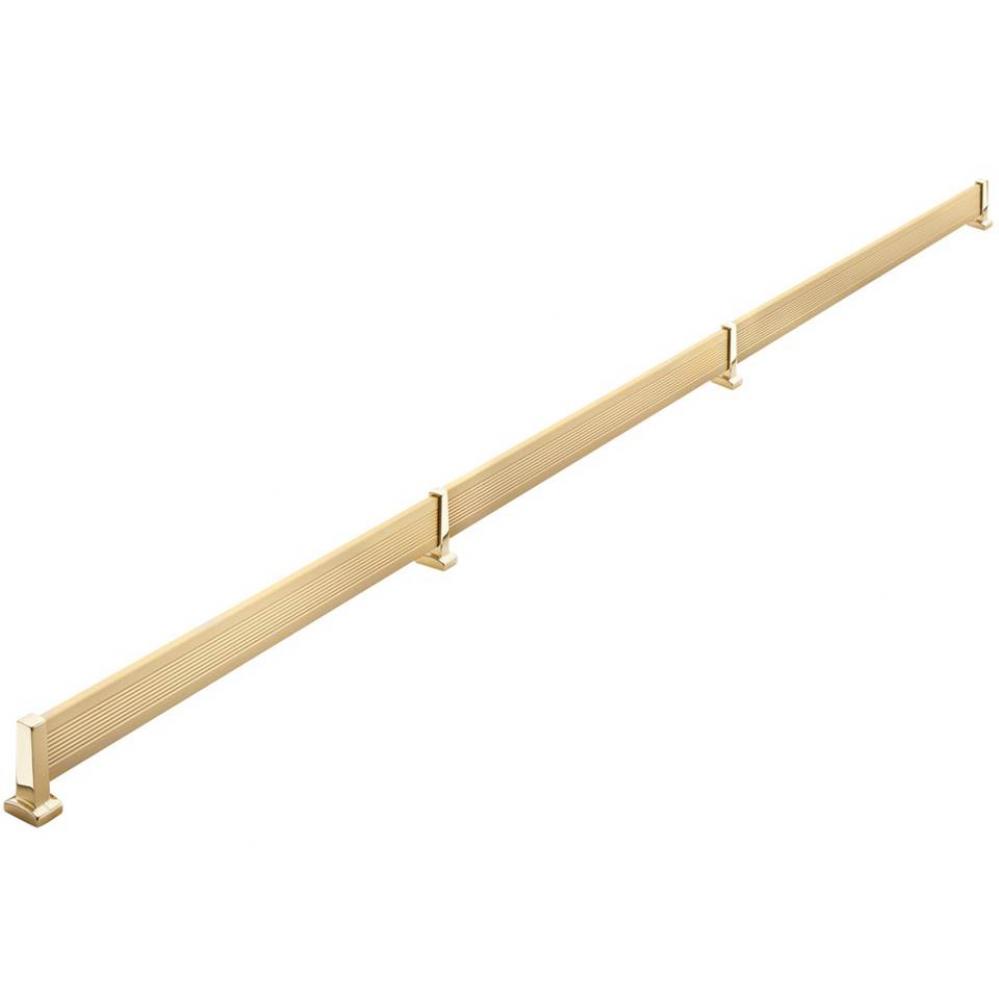 Synergy Elite Shoe Fence, aluminum, matt brass, 35''