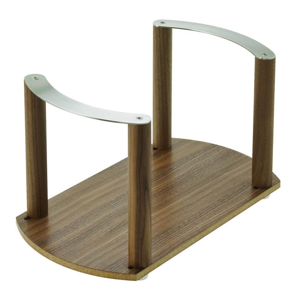 Fineline Plate Hldr Waln 340X180X180Mm