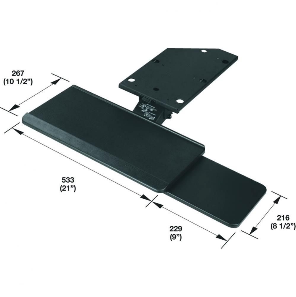 Keyboard Combo 6733M1601A St Blk 425Mm