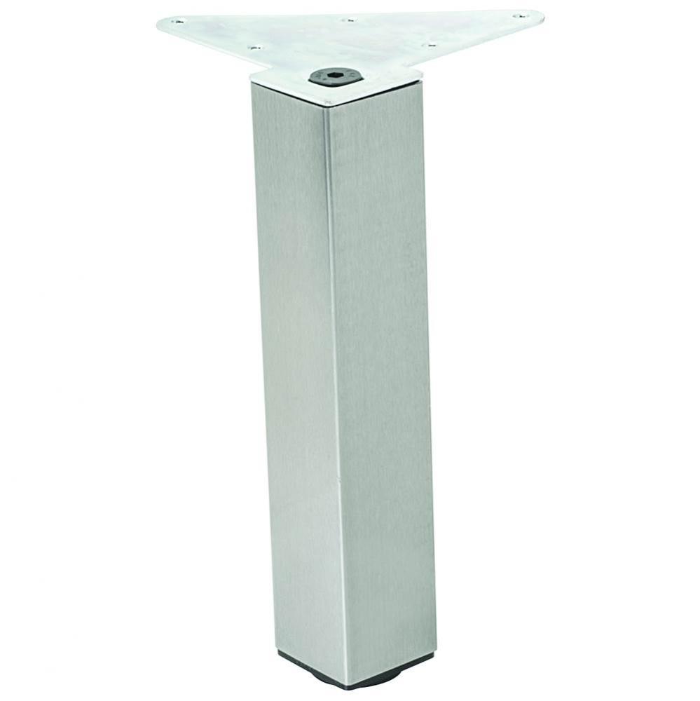Furn Foot Square 250Mm Height Bru St