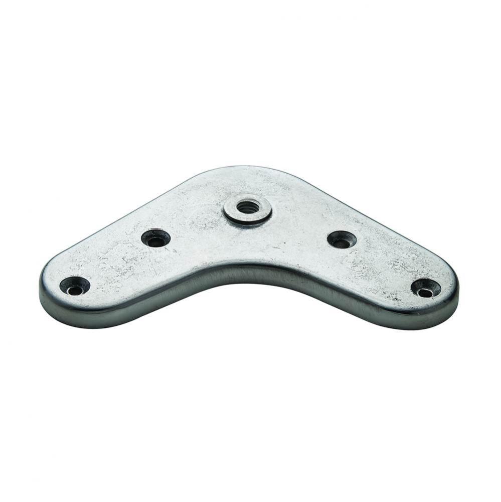 Mtg.Plate Triang.Al.Po.M10 118Mm