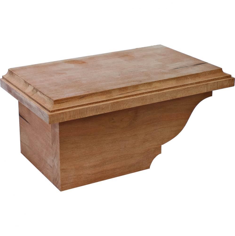 Cabinet Foot L Trad Chy 8 1/2X4 7/8X3