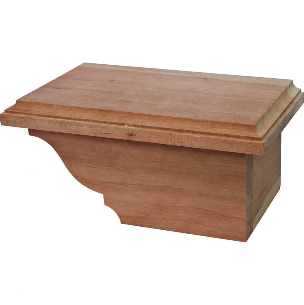 Cabinet Foot R Trad Chy 8 1/2X4 7/8X3