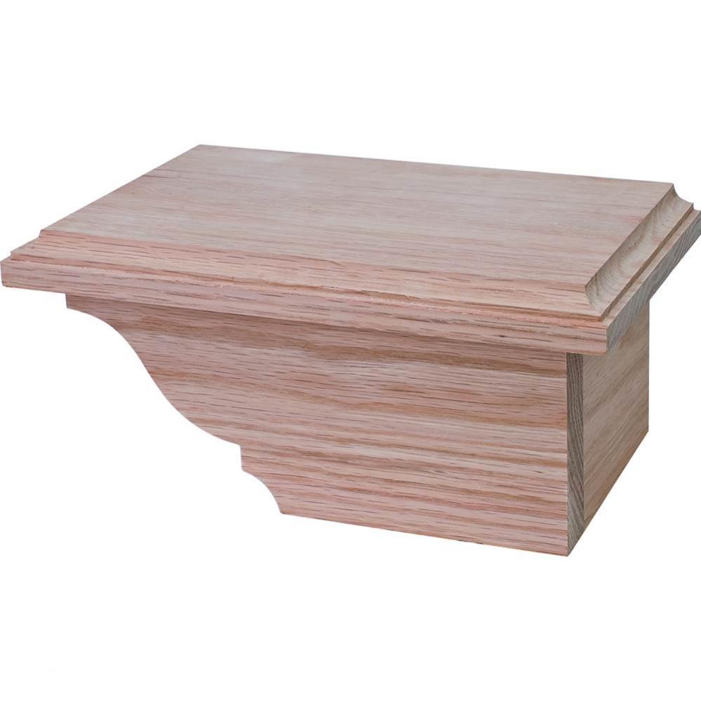 Cabinet Foot R Trad Oak 8 1/2X4 7/8X3