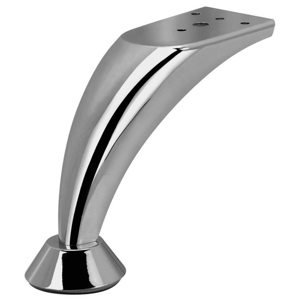 Furniture Foot, zinc, chrome polished, 115mm