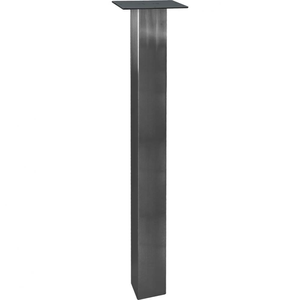 Table Leg 3 3/16''/80Mm Sqx34 3/4''Sta St