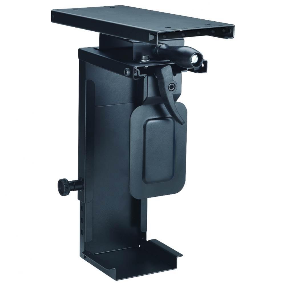 Cpu Holder Swivel Ext St Blk 50-100Mm