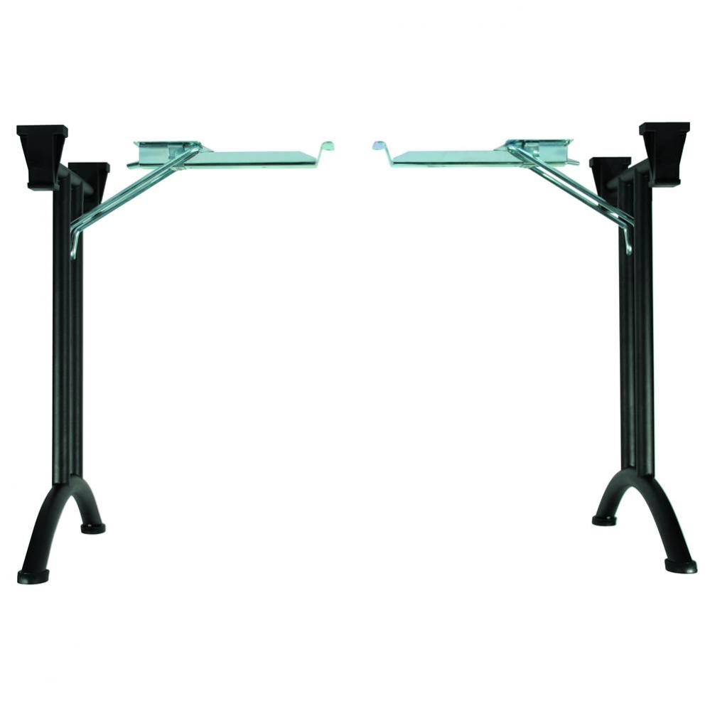 Foldng Table Fitt Curv Foot St Bl 690Mm