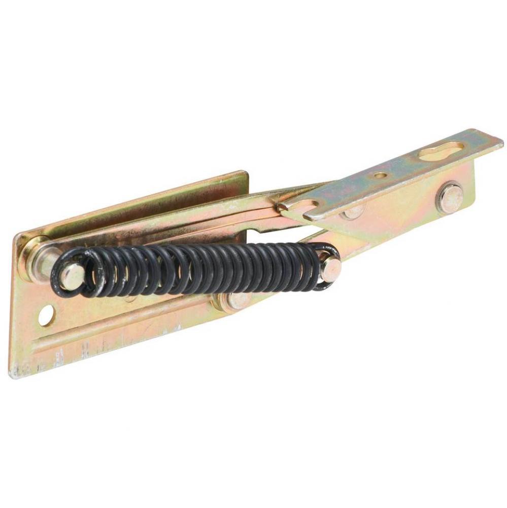 Bench Seat Hinge, With spring, 8KG, steel, yellow chromated, 191mm