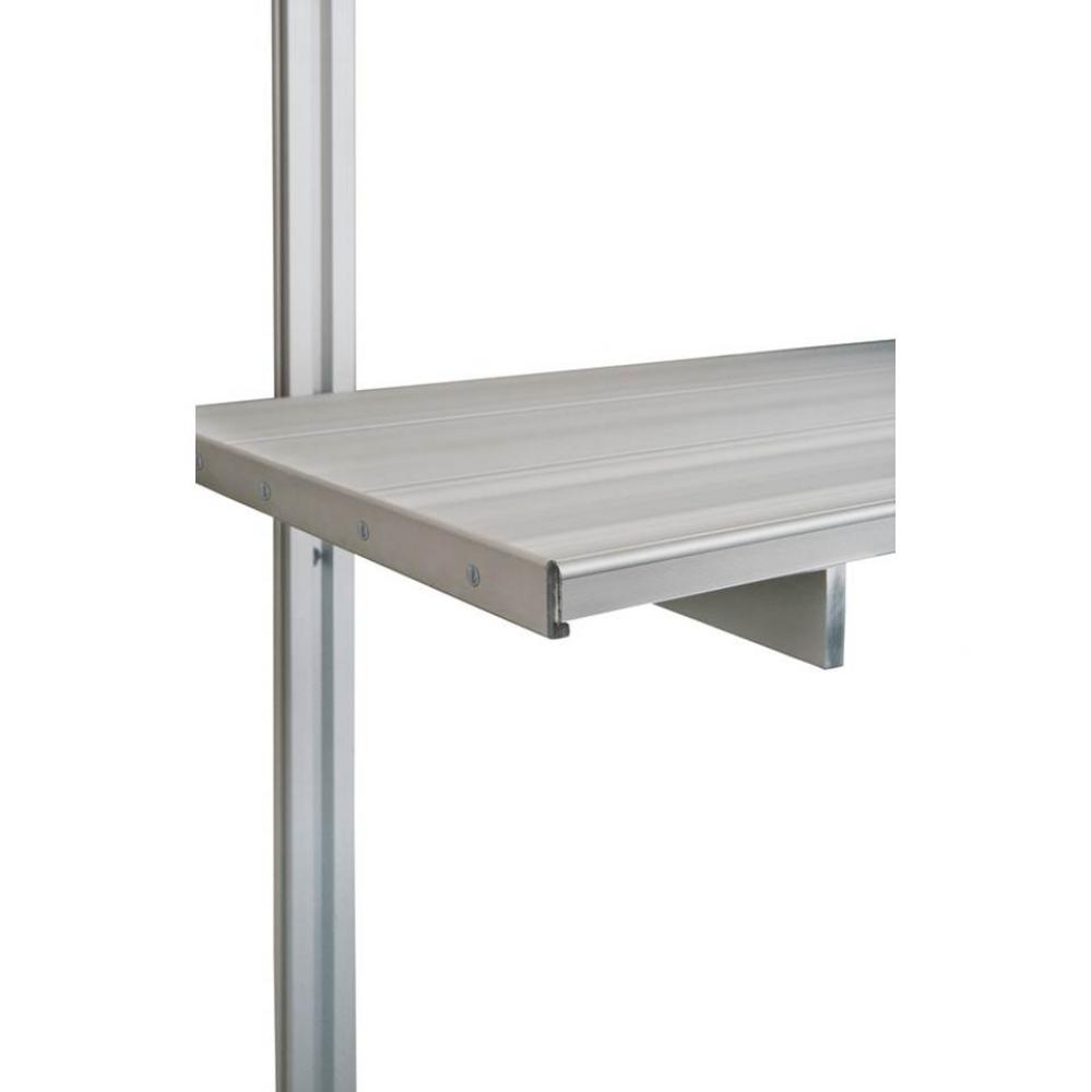 21C-Sta-Pole Sys Shelf Endcap Al Mat 10