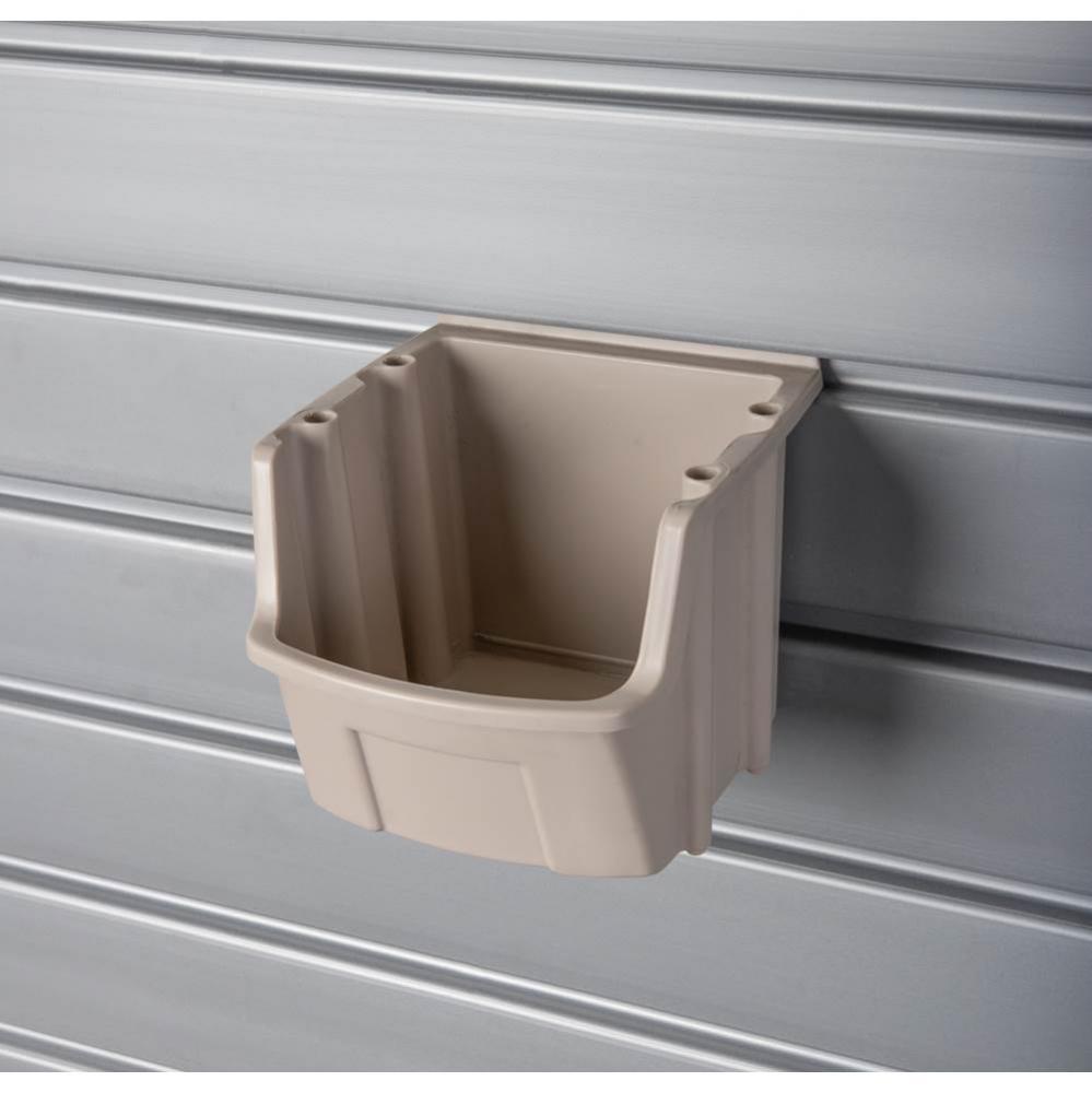 Handi Plastic Utility Bin Plastic Taupe