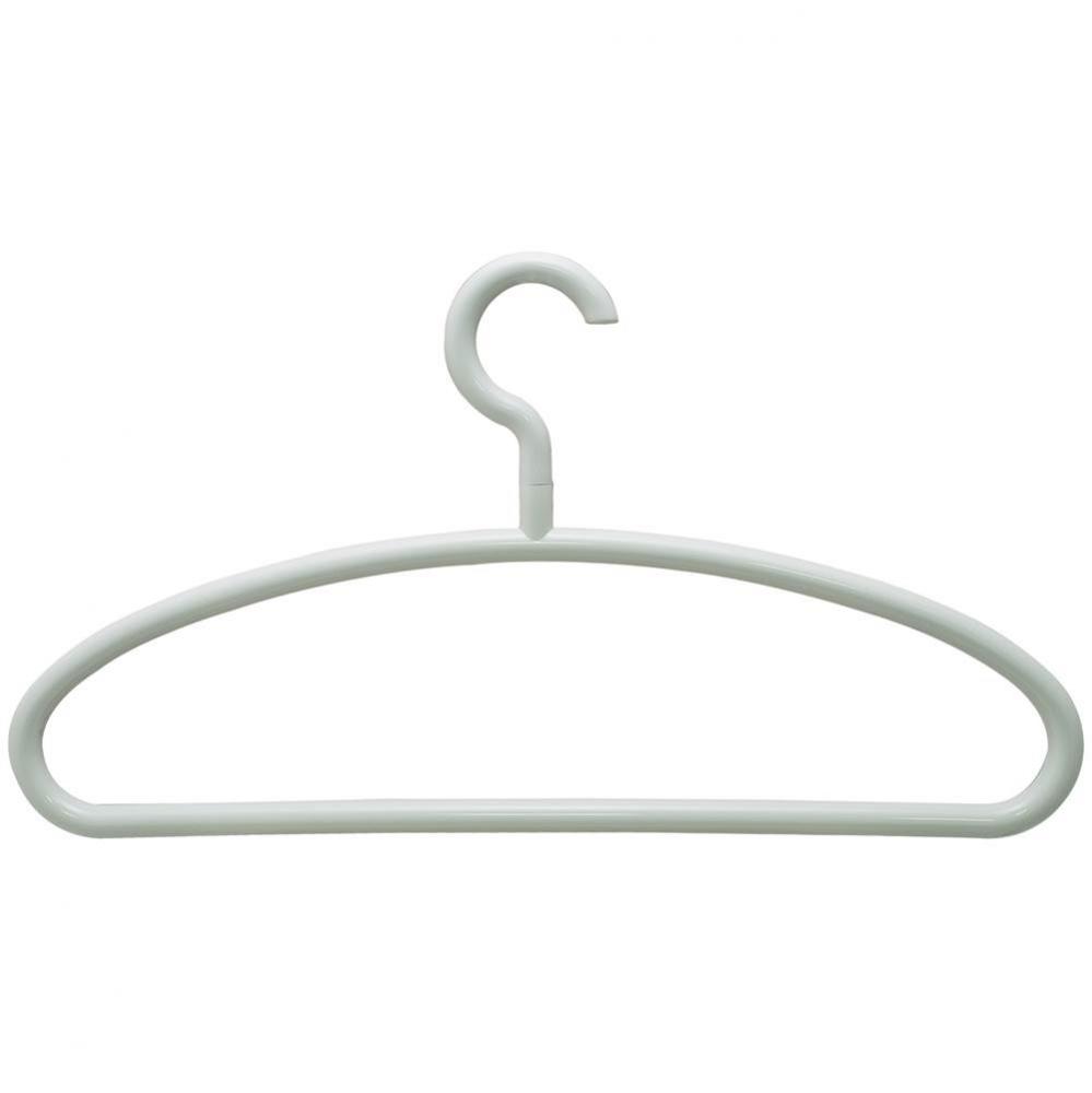 Coat-Trouser Hanger Open Ring White