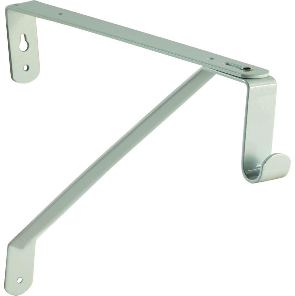 Closet Bracket F/15Mm Oval St. Wh.