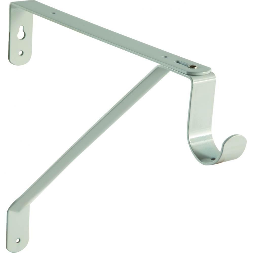 Closet Bracket F/40Mm Round St Wh