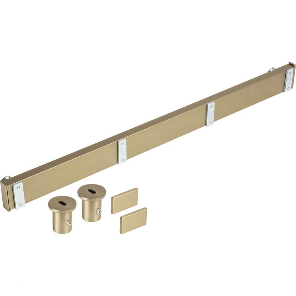 Wall Mt Org Vert 19'' Alu Matt Gold