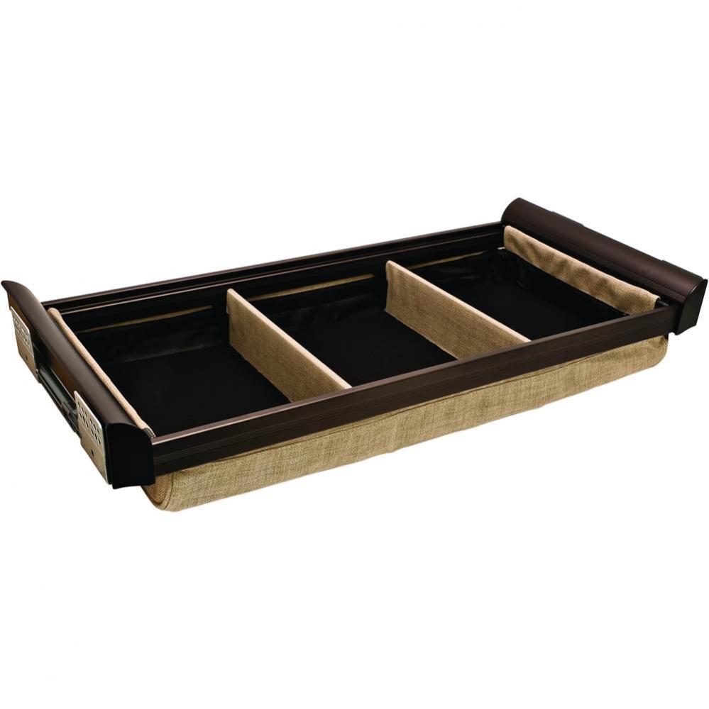 Engage Divided Drwr 18''Orb Frm Beach Fab