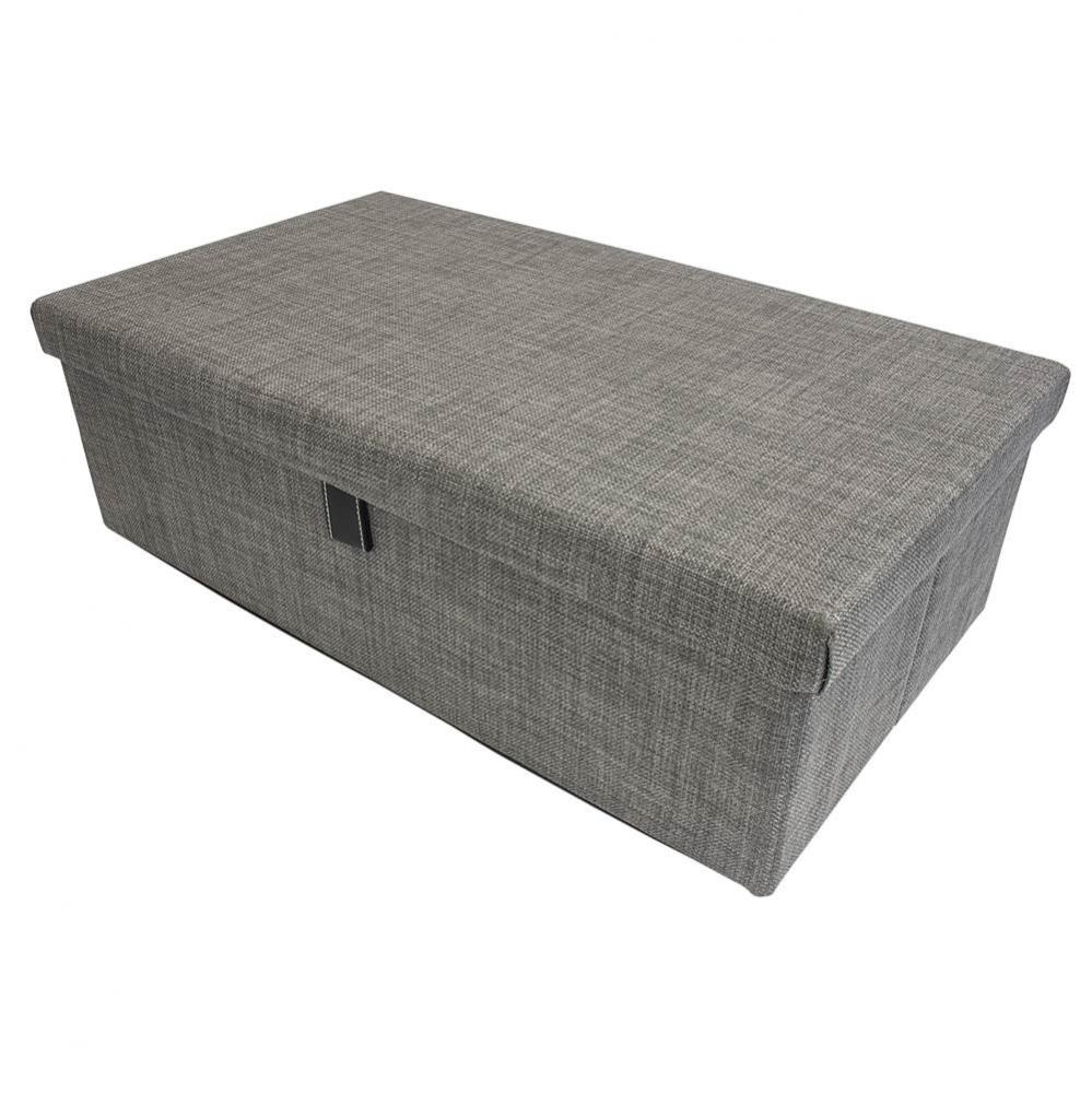 Engage Storage Box 24'' Slate Fabric