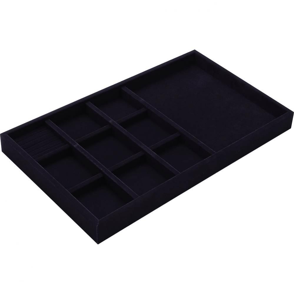 Jewelry Tray Black 22 15/16'' X 14'' X 2