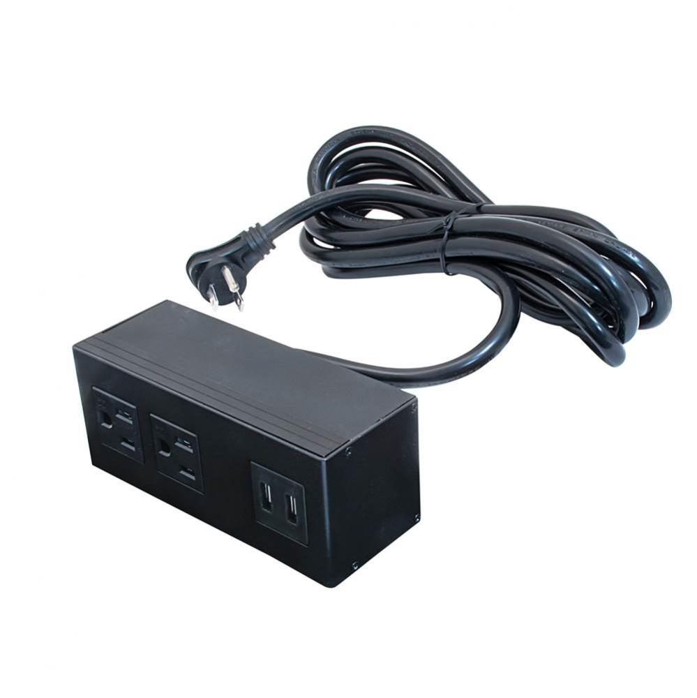 Dock 2110 Above Power Data Unit Black