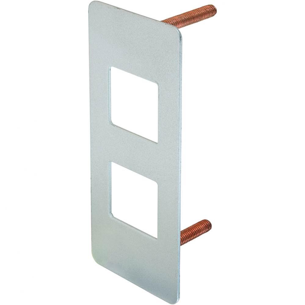 Dock 1100 Face Plate Steel Silver