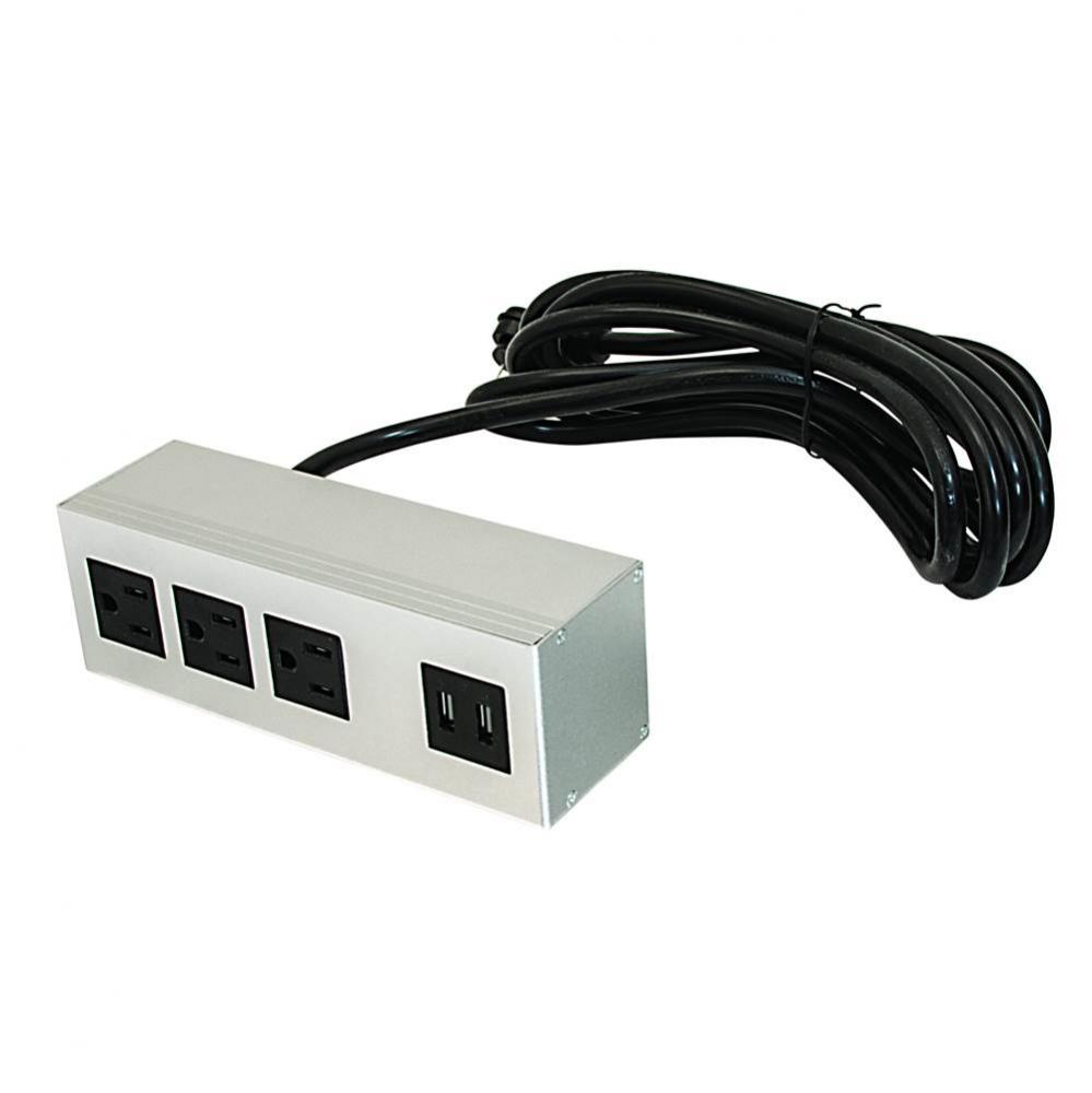 Dock 3110 Above Power Data Unit Silver