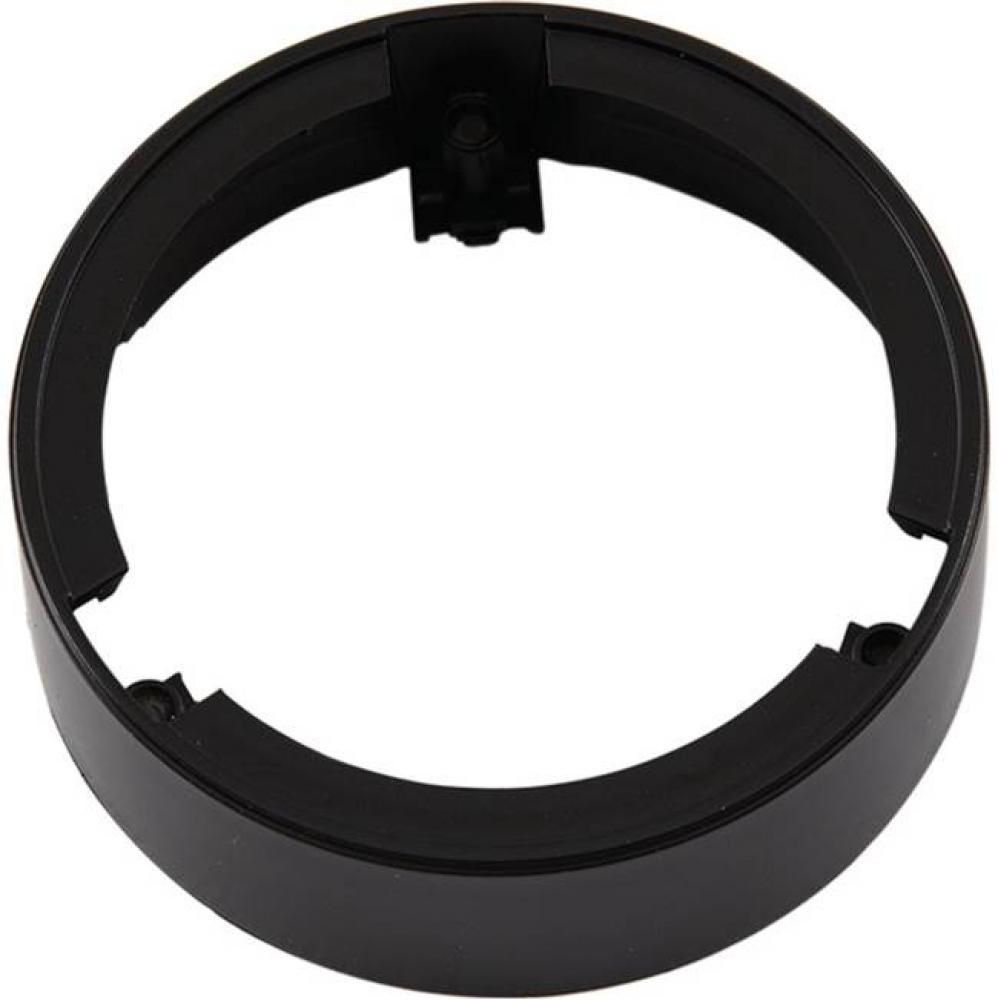 Surface Ring, plastic, black, 22mm