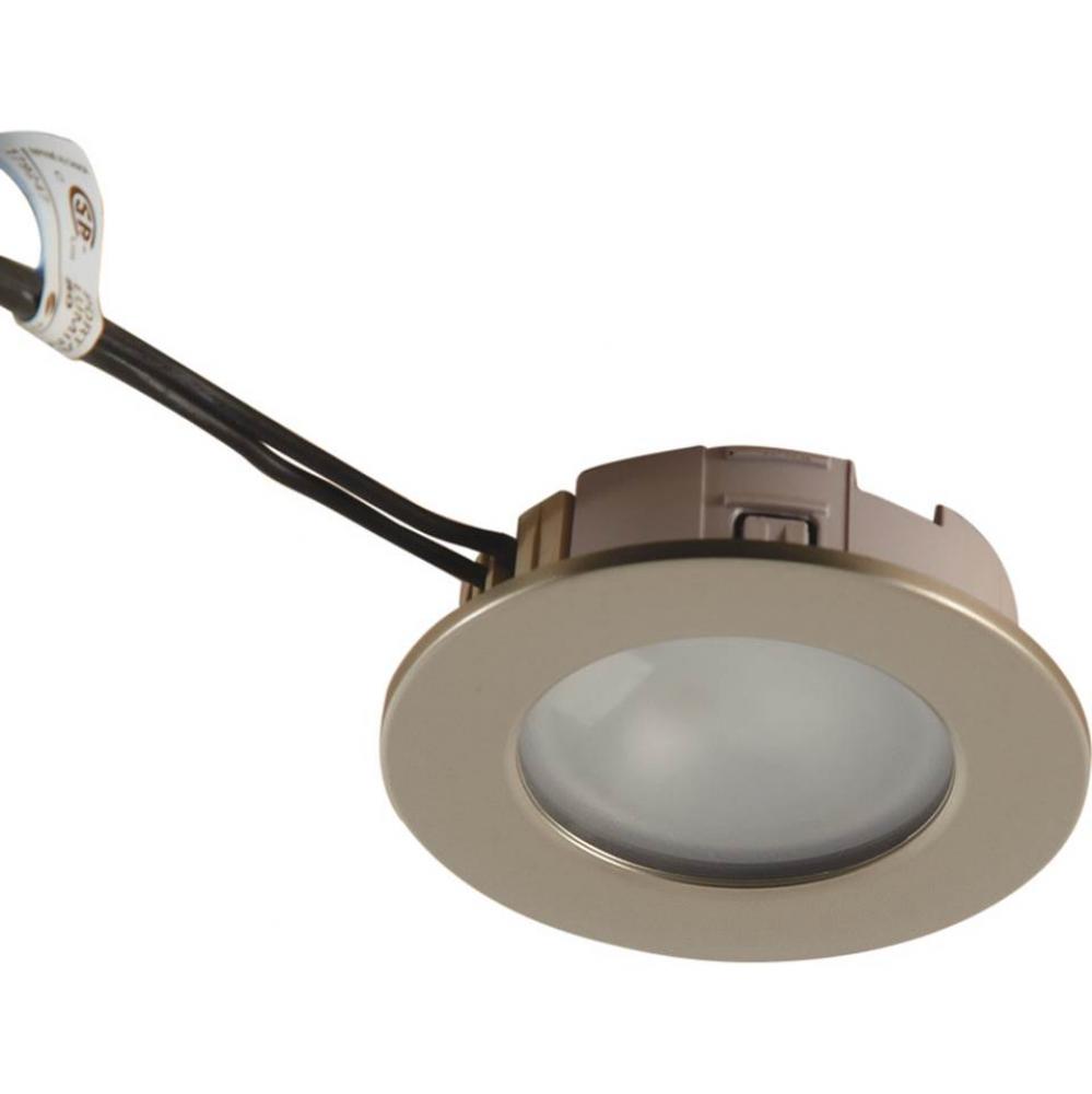 Halogen Light Recessed, plastic, nickel, 12V, 10watt