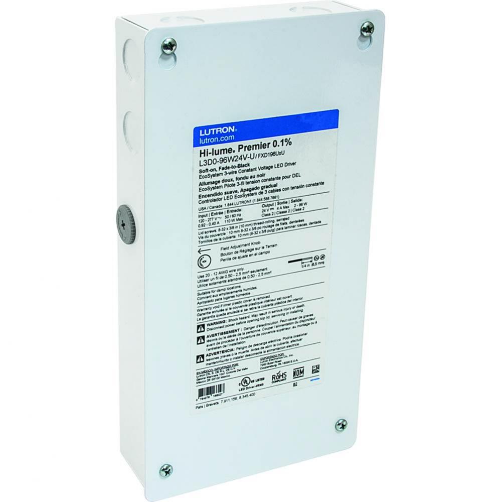 Eco Driver 24V 96W Hw 3-Wire Dim Wh