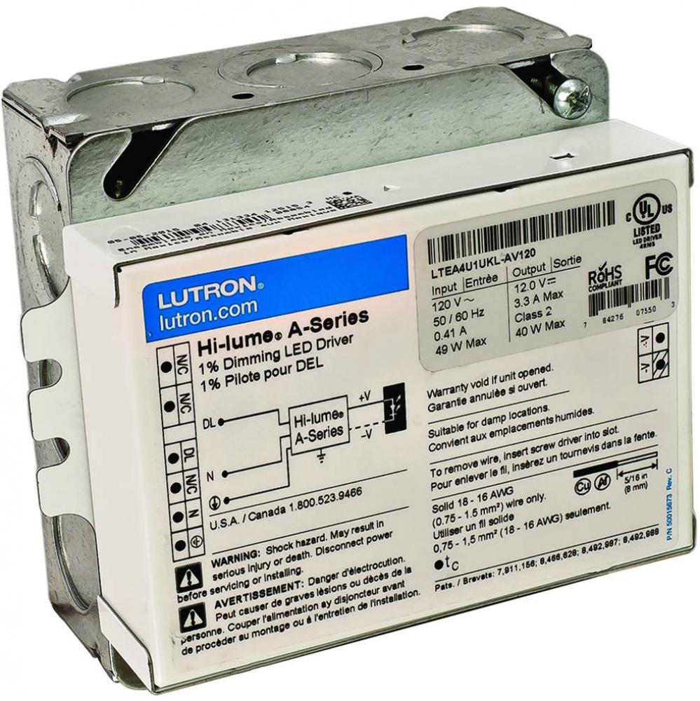 Led Driver 12V 40W Hardwire Dimmable Bl