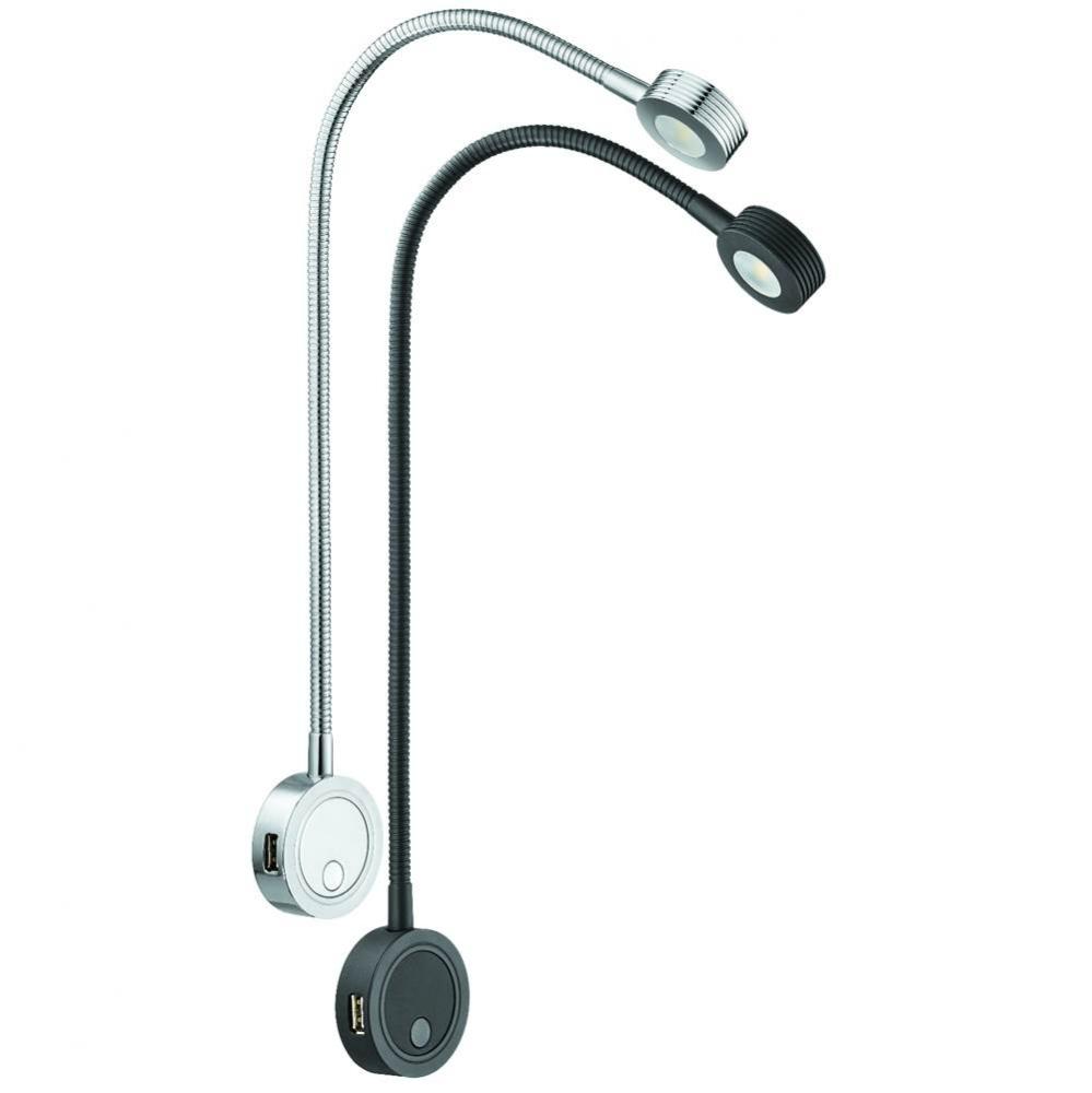 Led2034 12V/1.5W Flex 4000K Al Chp 2Usb