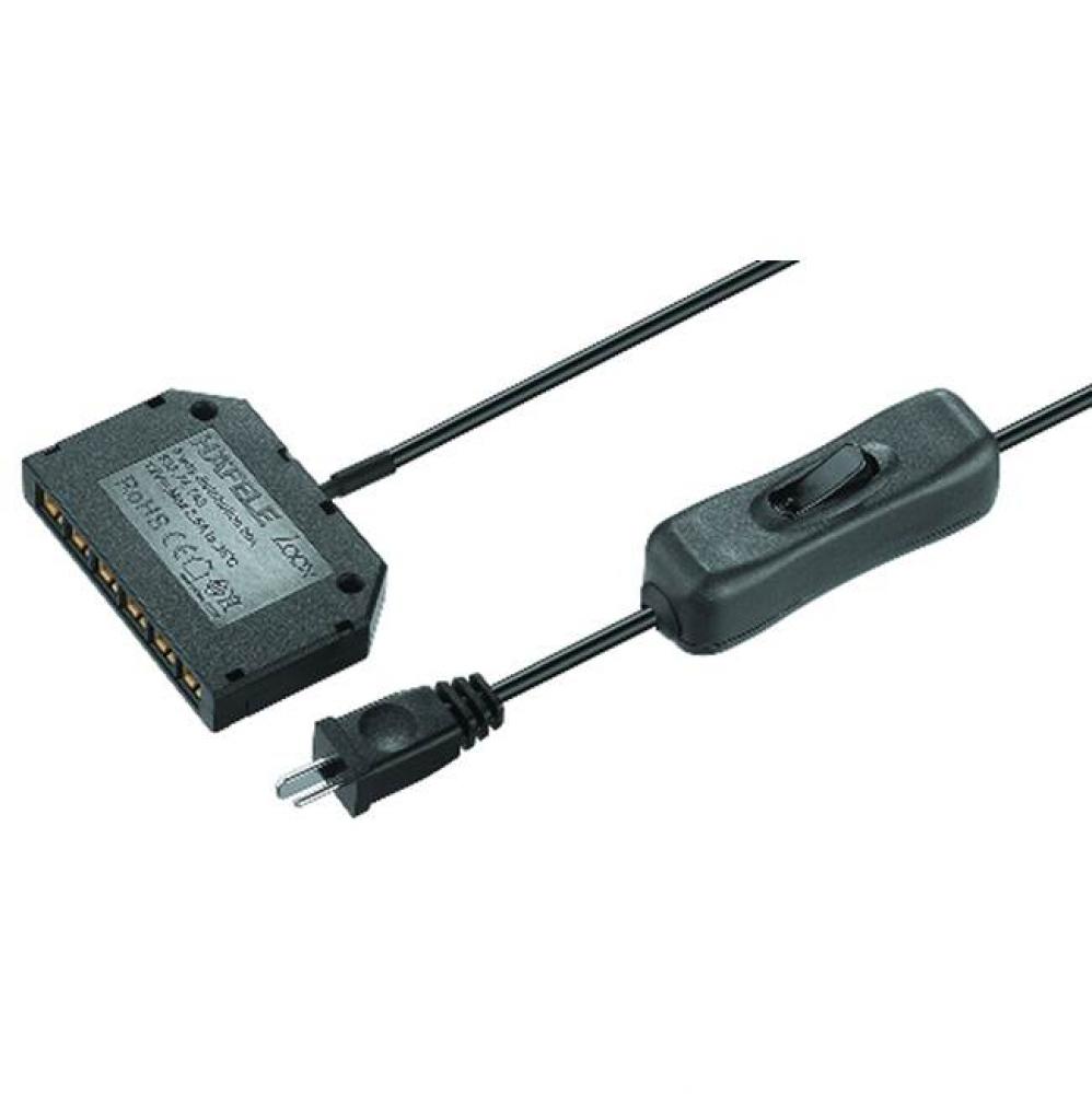 Led 12V Distr Block 6 Port Rock Sw Pl Bl