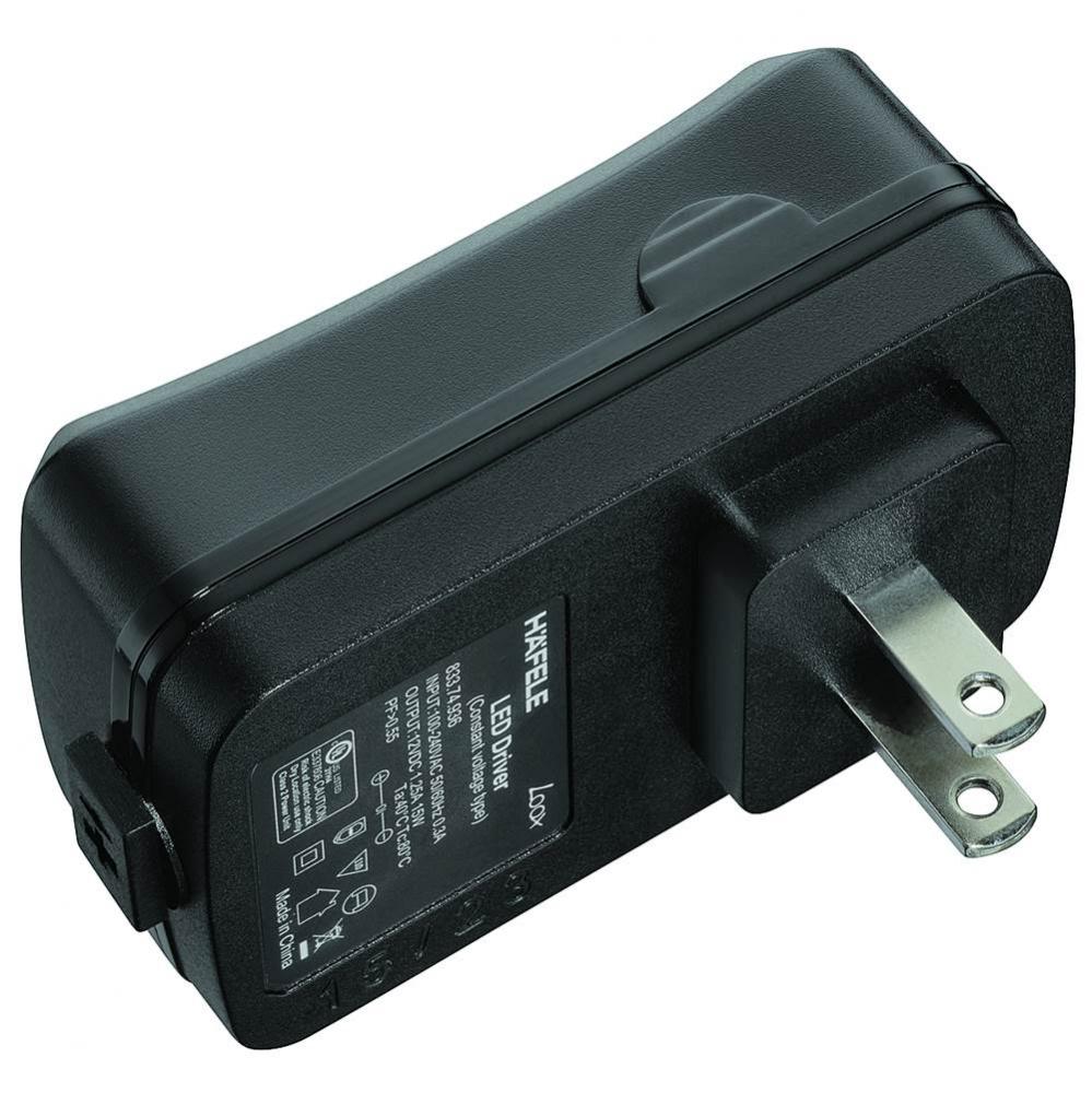 Led Wall Plug Driver 12V/6W Us Pl Bl