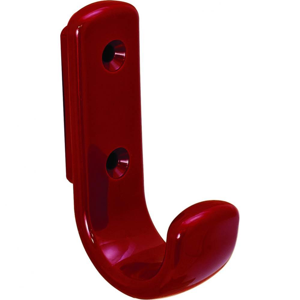 Coat Hook Pa Red 75X48Mm