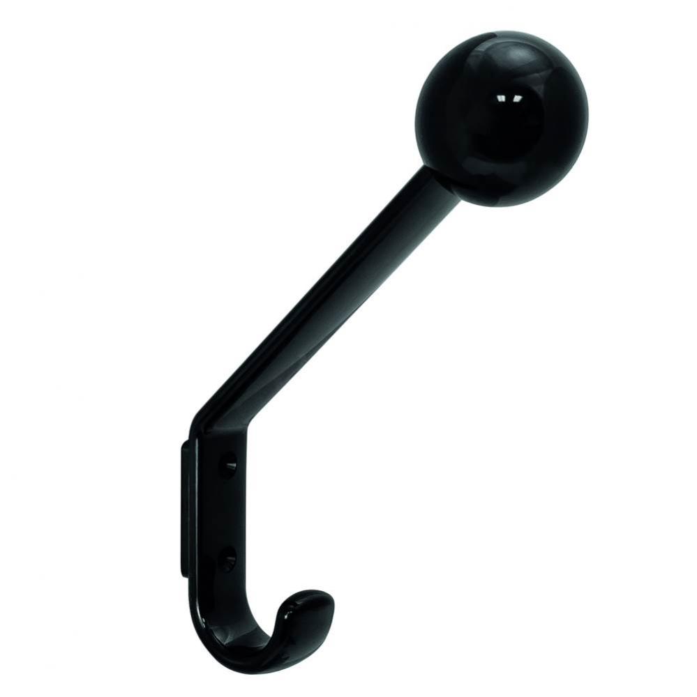 Coat and Hat Hook Pa Black 174X117Mm