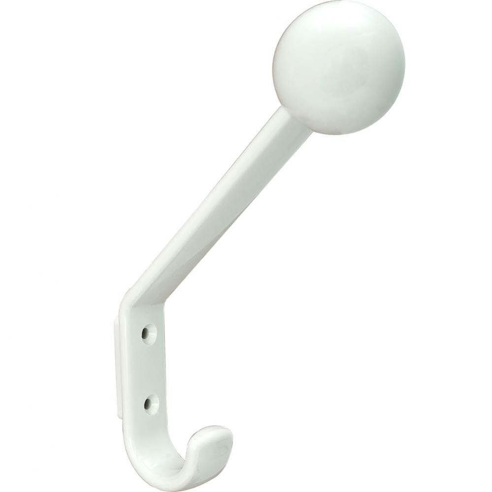 Coat and Hat Hook Pa Pure White 174X117Mm