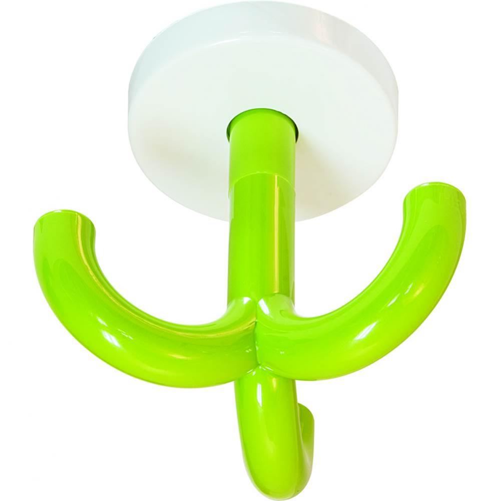 Ceiling Mtd Hook Pa White/Apple Green