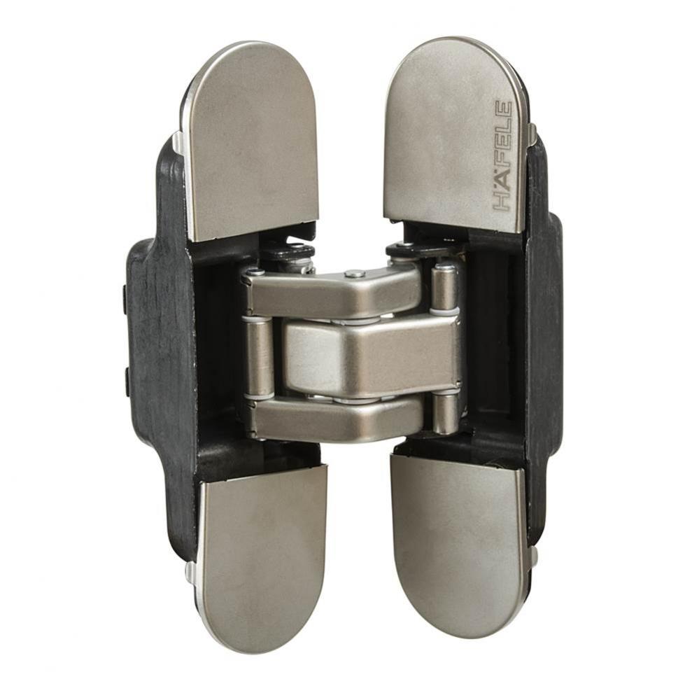 Concealed Hinge Steel Satin Nickel 60Kg