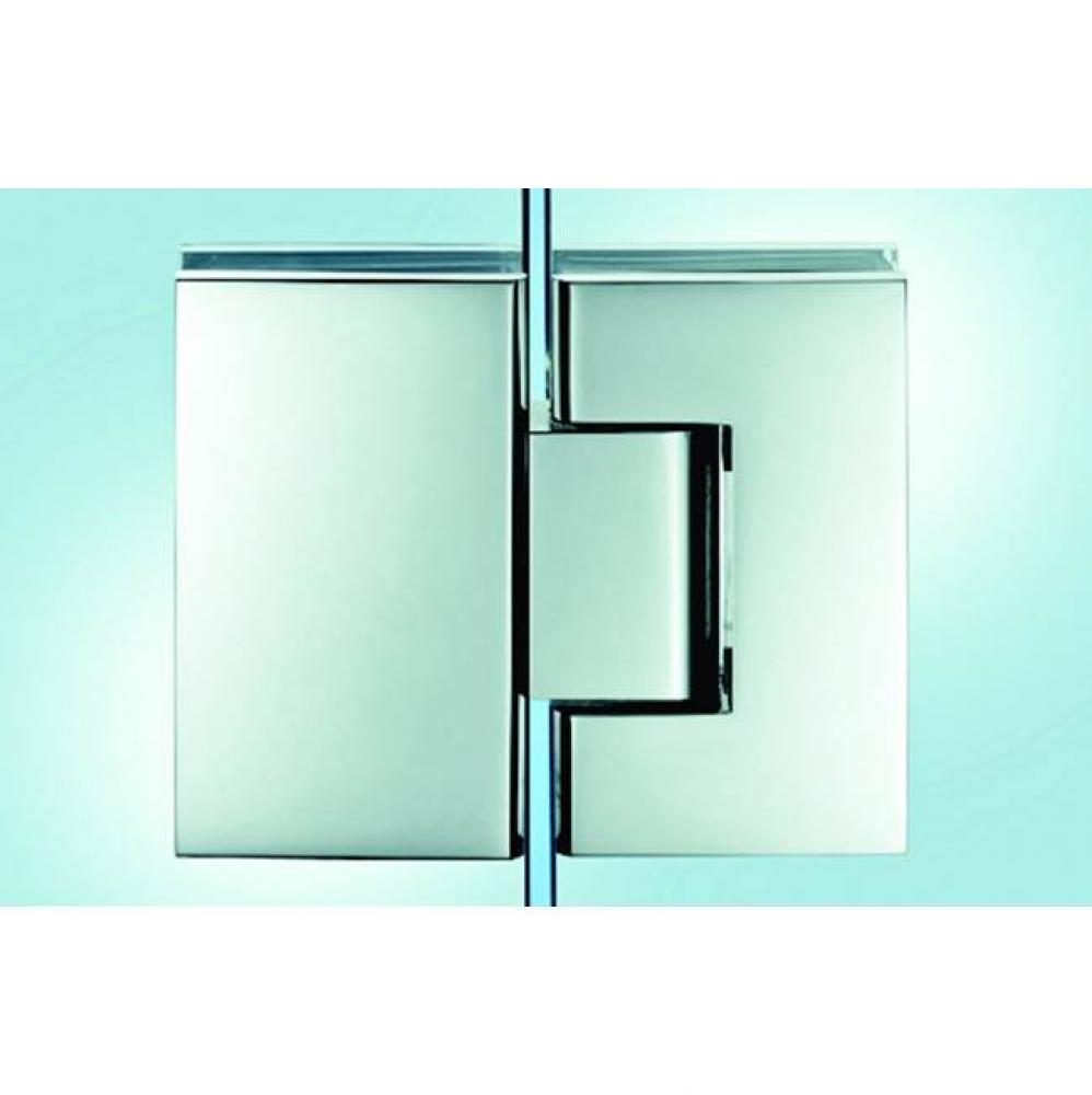 Shower Door Hinge 180D Brs Chrp 90X55Mm