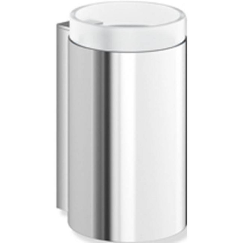 Tumbler W/Holder Glass Sta St Chr