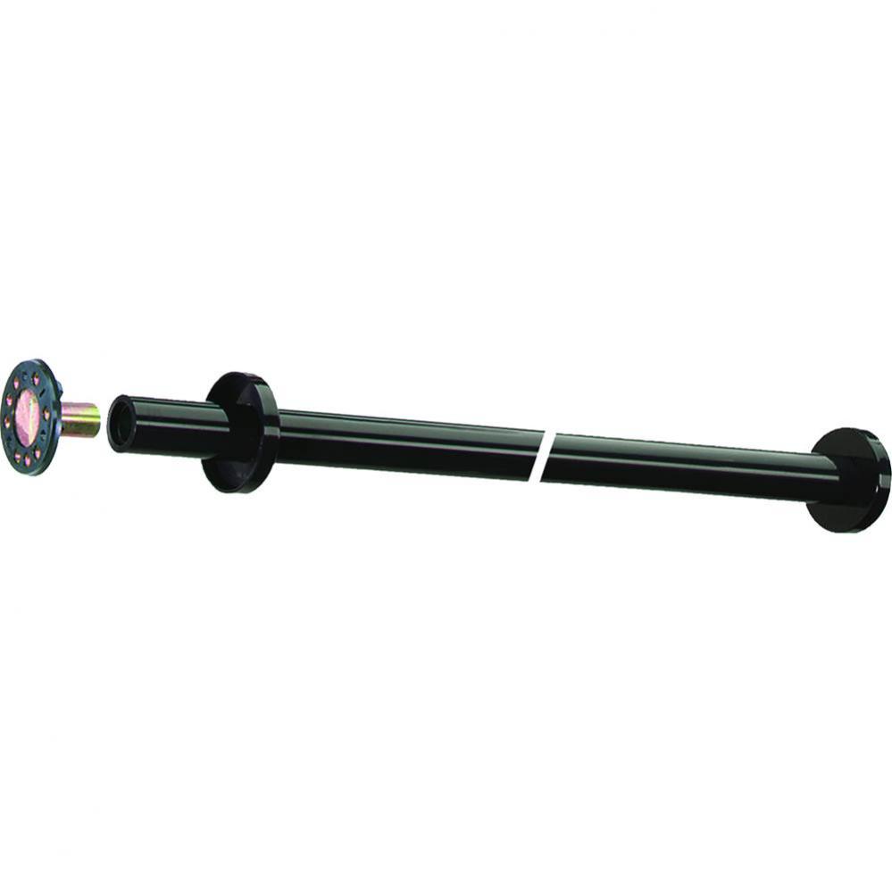 Closet Rod 33Mm Dia 500Mm Black
