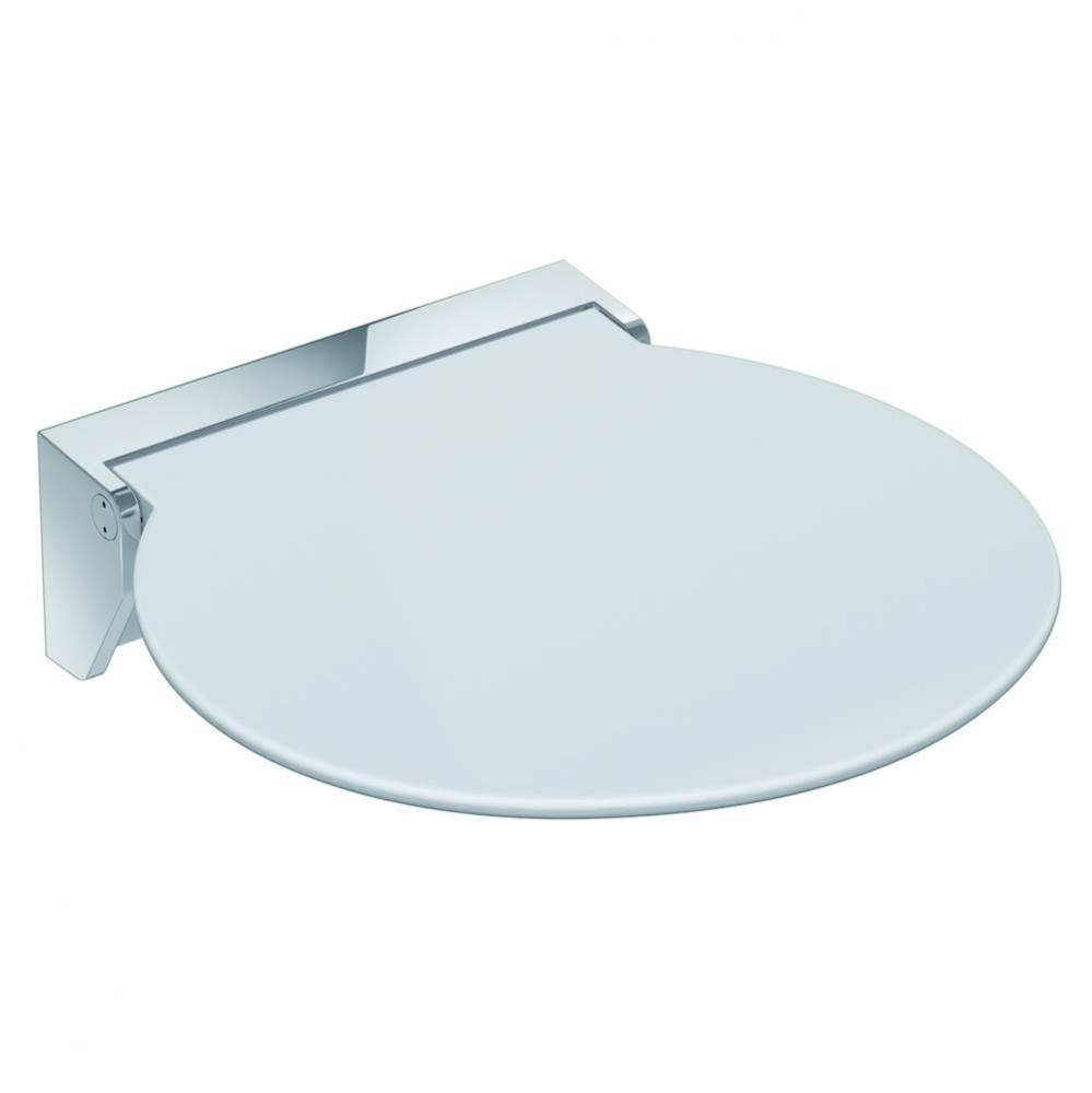 Hewi Mobile Hinged Seat R380 Wht W/Chr