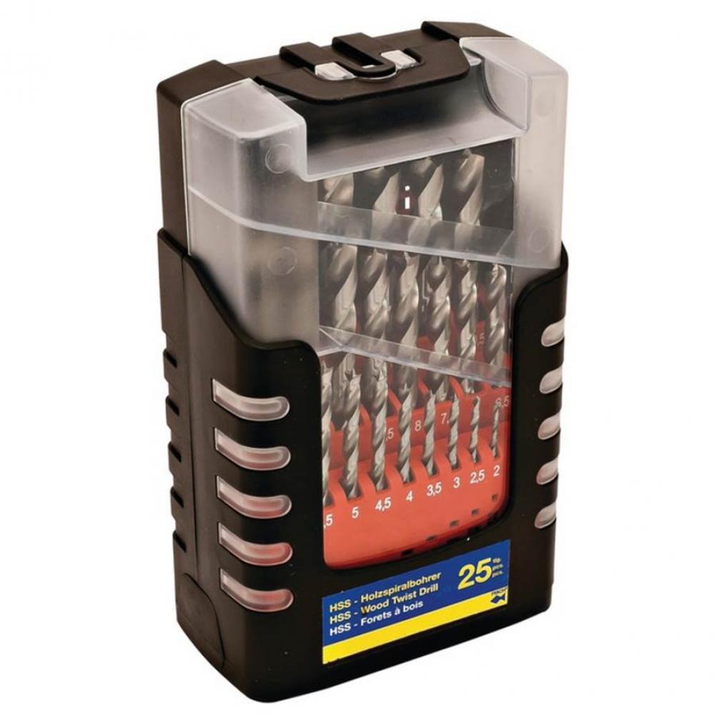 Drillbit Set Twist 25 Pc 1-13Mm Diameter